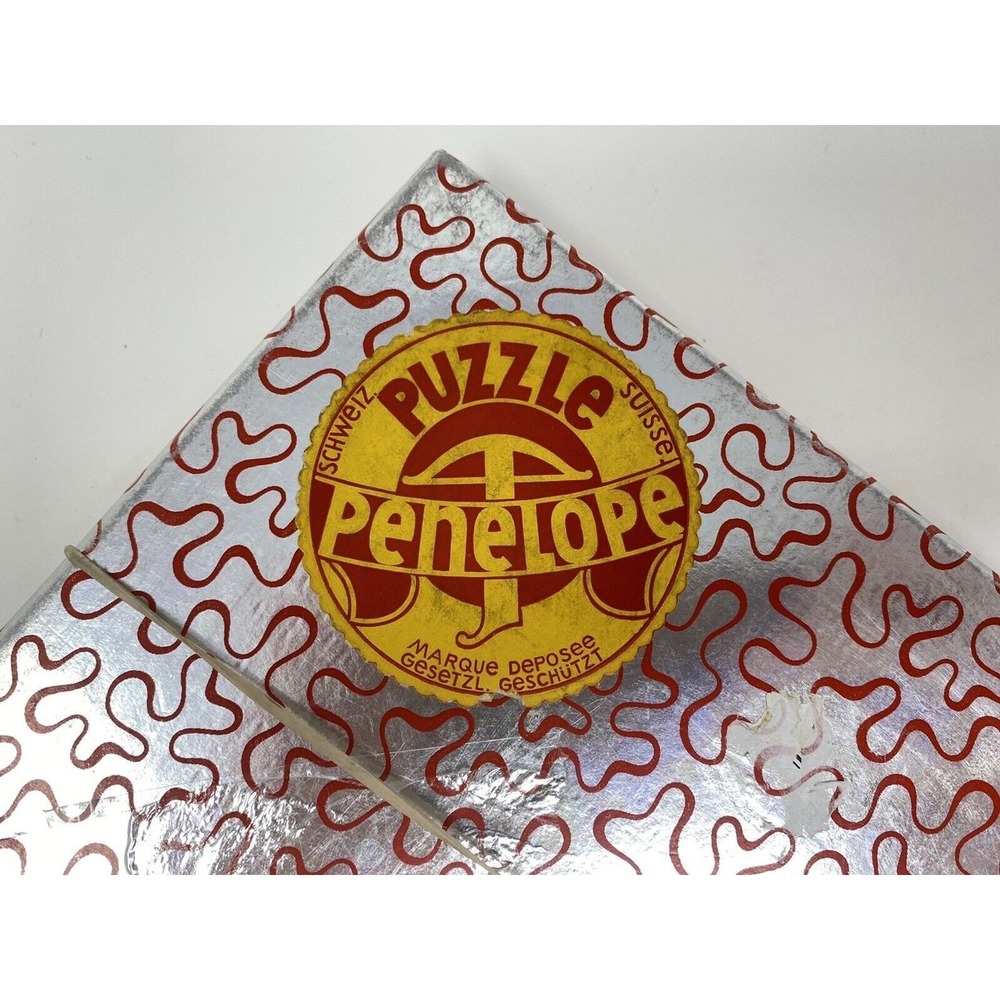 WOOD PENELOPE PUZZLE BERN SWITZERLAND Mother Dog & Puppies Wooden VINTAGE - Picture 5 of 7
